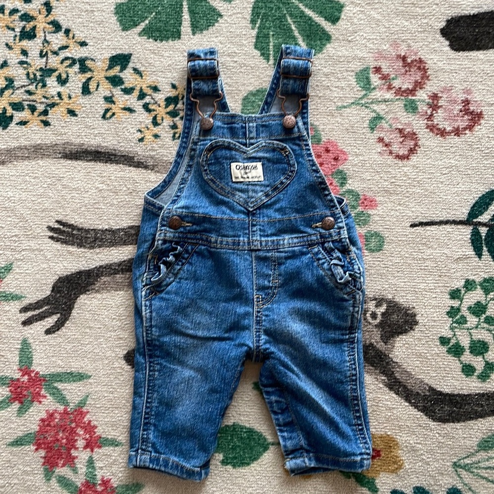 osh kosh denim overalls never worn